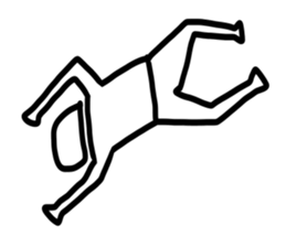 Simple human sticker #1017811