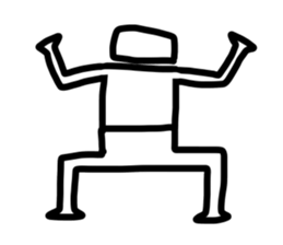 Simple human sticker #1017813