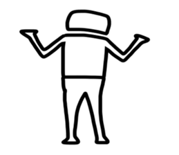 Simple human sticker #1017816