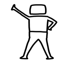 Simple human sticker #1017818