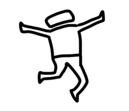 Simple human sticker #1017826