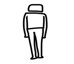 Simple human sticker #1017831