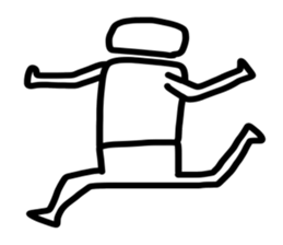 Simple human sticker #1017833