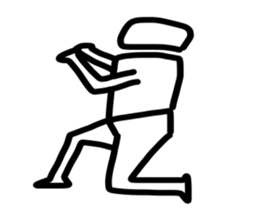 Simple human sticker #1017836