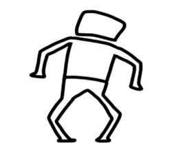 Simple human sticker #1017840