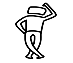 Simple human sticker #1017844