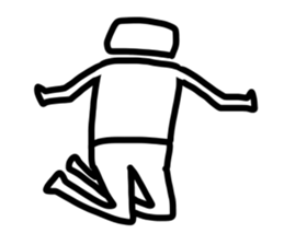 Simple human sticker #1017845