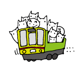 Tsukin! Neko-ryman sticker #1018095