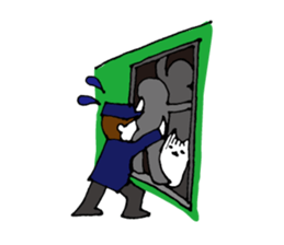 Tsukin! Neko-ryman sticker #1018100