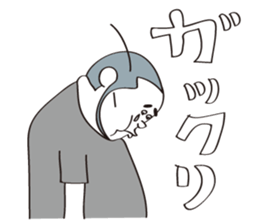 lovable old man sticker #1018694