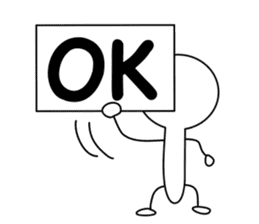 Stickman sticker #1018927