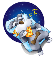 Schnauzer party sticker #1019212