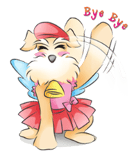 Schnauzer party sticker #1019244