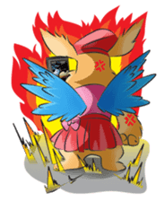 Schnauzer party sticker #1019245