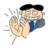 Comical Office worker ... Sticker! sticker #1019393