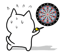 Darts dog stamp sticker #1019409