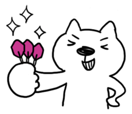 Darts dog stamp sticker #1019413