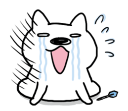 Darts dog stamp sticker #1019414