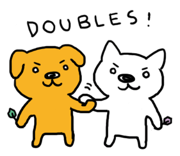 Darts dog stamp sticker #1019424