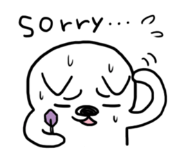 Darts dog stamp sticker #1019425