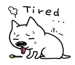 Darts dog stamp sticker #1019429