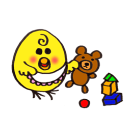 Everyday life of Piyo and Mama Bird sticker #1019613