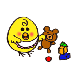 Everyday life of Piyo and Mama Bird sticker #1019613