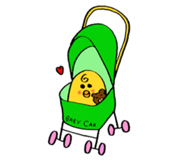 Everyday life of Piyo and Mama Bird sticker #1019622