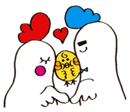 Everyday life of Piyo and Mama Bird sticker #1019623