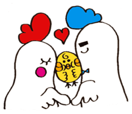 Everyday life of Piyo and Mama Bird sticker #1019623