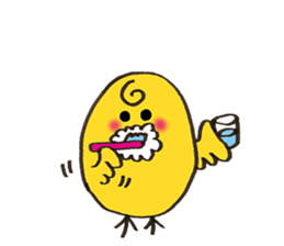 Everyday life of Piyo and Mama Bird sticker #1019626