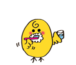 Everyday life of Piyo and Mama Bird sticker #1019626
