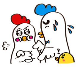 Everyday life of Piyo and Mama Bird sticker #1019631