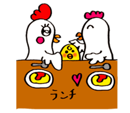 Everyday life of Piyo and Mama Bird sticker #1019638