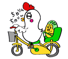 Everyday life of Piyo and Mama Bird sticker #1019641