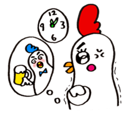 Everyday life of Piyo and Mama Bird sticker #1019645