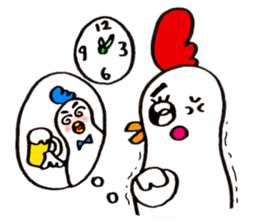 Everyday life of Piyo and Mama Bird sticker #1019645