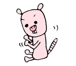Naked mole rat loose Sticker sticker #1019656