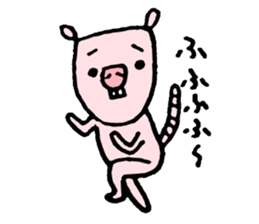 Naked mole rat loose Sticker sticker #1019669