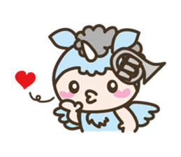 World of Unicorn & Musical instrument sticker #1020213