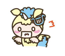 World of Unicorn & Musical instrument sticker #1020215