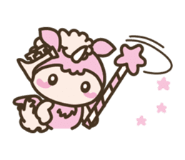 World of Unicorn & Musical instrument sticker #1020216