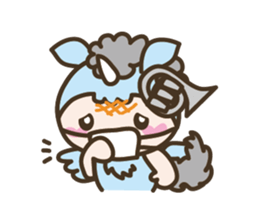 World of Unicorn & Musical instrument sticker #1020217