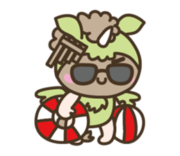 World of Unicorn & Musical instrument sticker #1020234