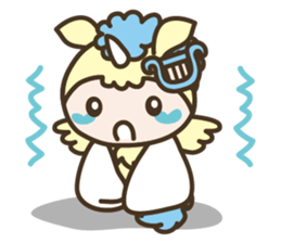 World of Unicorn & Musical instrument sticker #1020235