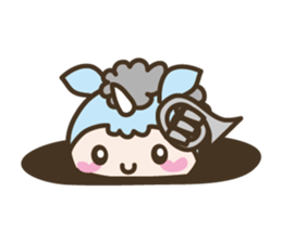 World of Unicorn & Musical instrument sticker #1020245