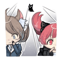 Vampire Princess and Wolf Prince sticker #1020361