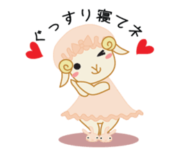 sleep loving sheep yokunel and nenne sticker #1020408
