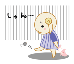 sleep loving sheep yokunel and nenne sticker #1020412