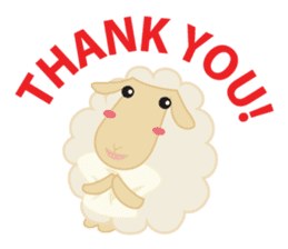 sleep loving sheep yokunel and nenne sticker #1020417